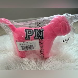 PINK Nation Large Cozy Dog Plush NWT